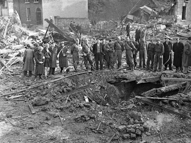 Dublin May 1941 - North Strand 28 killed by German bombs